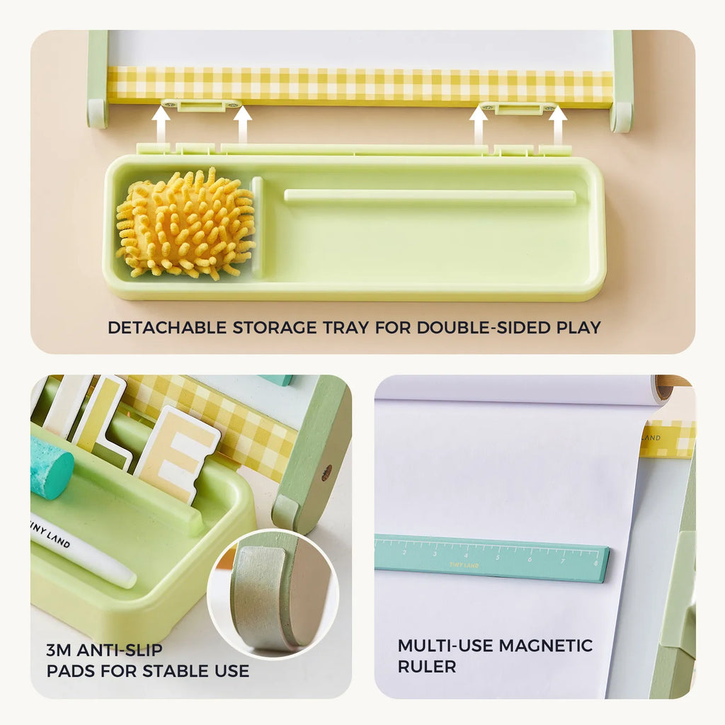 Tiny Land Creative Corner | Double-Sided Magnetic Tabletop Easel