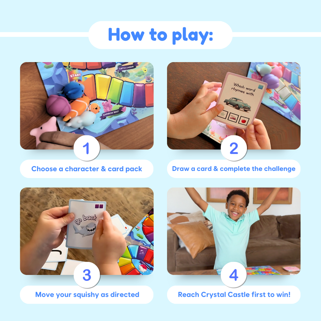 Squishyland Rainbow Reef ocean-themed learning game details