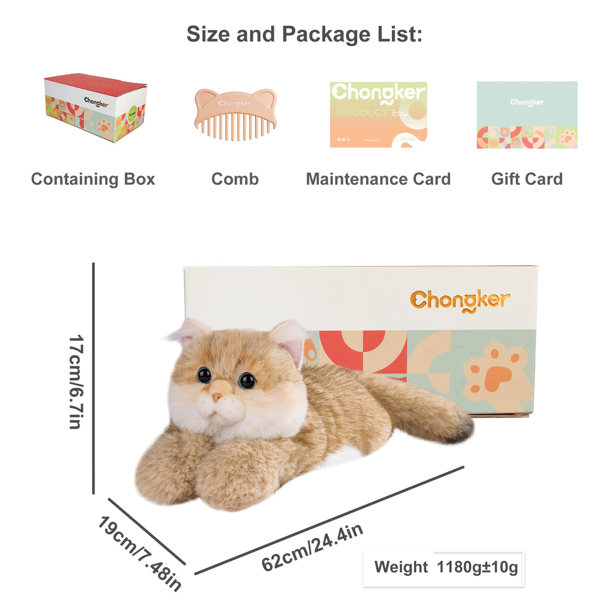 Chongker Golden British Shorthair | Cat Plushie