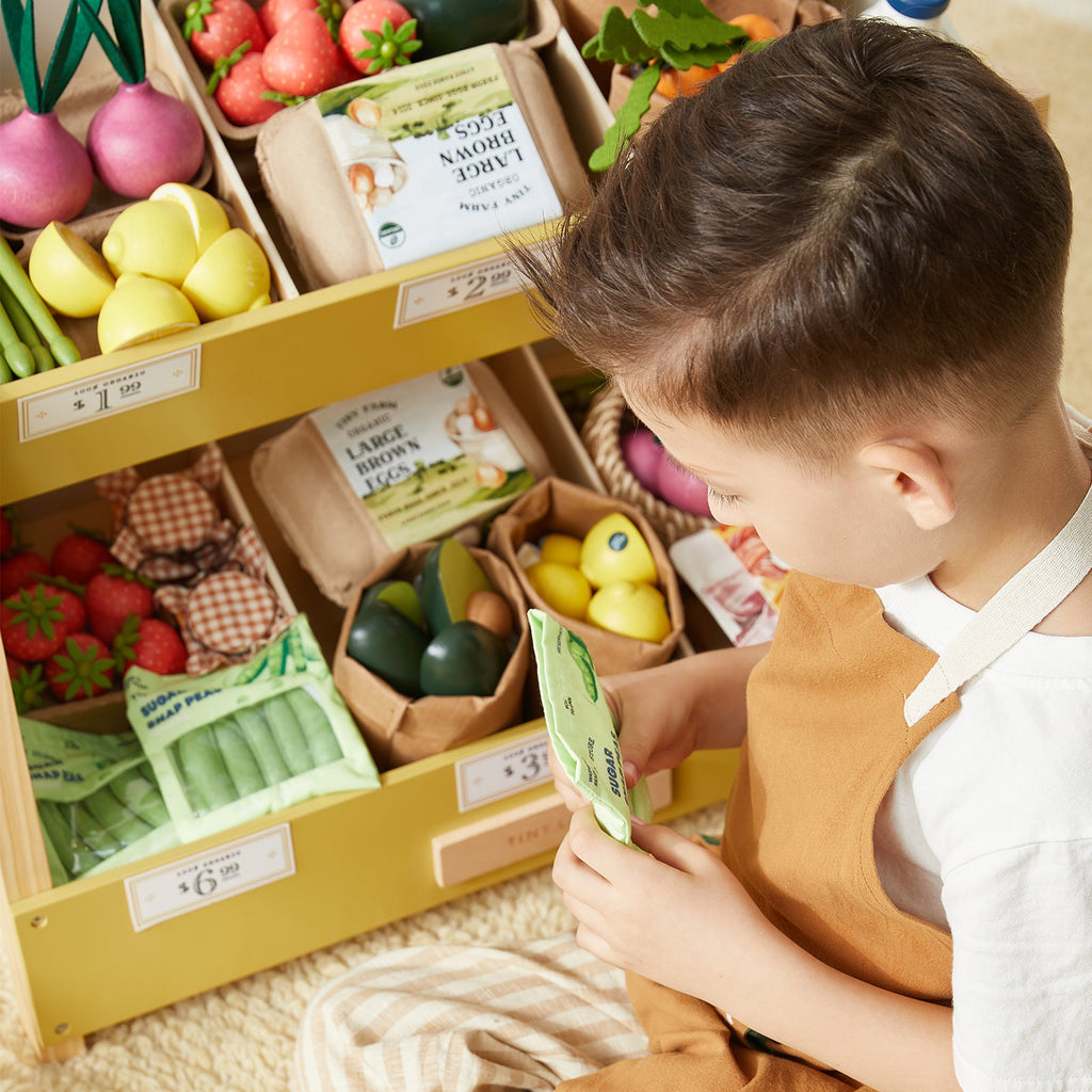 Tiny Land Little Market | Organic Pretend Play Food Collection