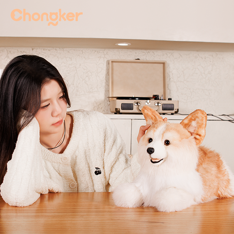 Chongker Corgi | Weighted Stuffed Dog & Plush Backpack Options