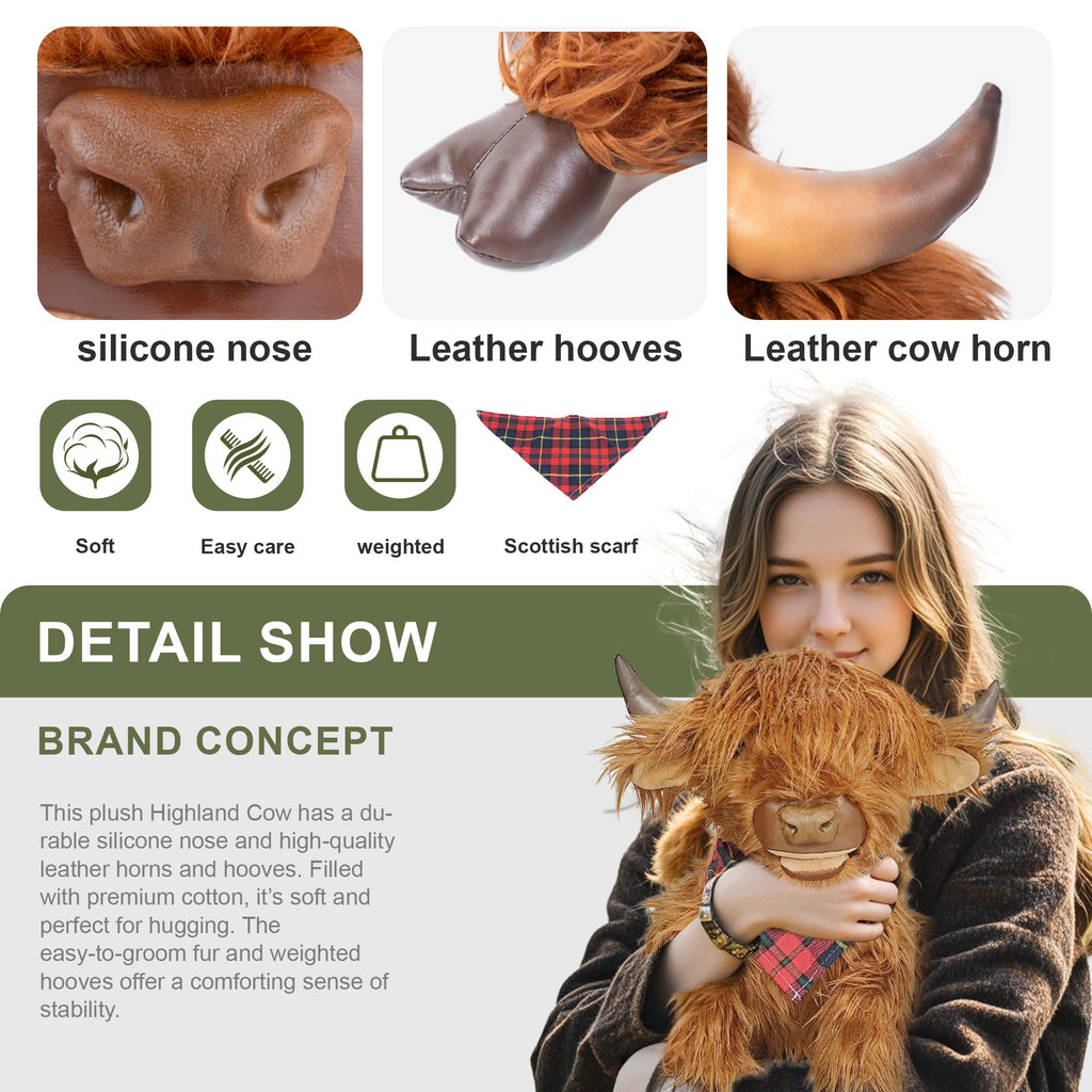 Chongker Highland Cow | Weighted Plushie