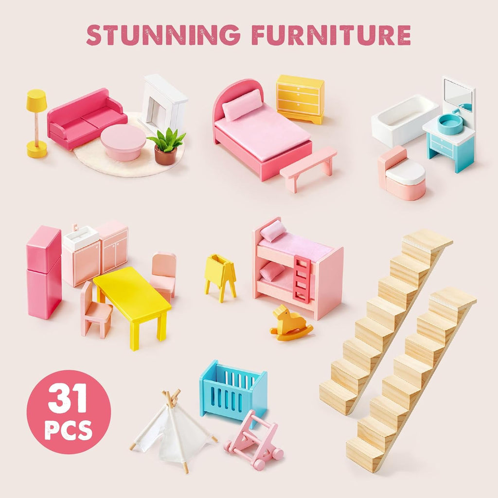 Tiny Land Sweetwood | Wooden Dollhouse Without Dolls