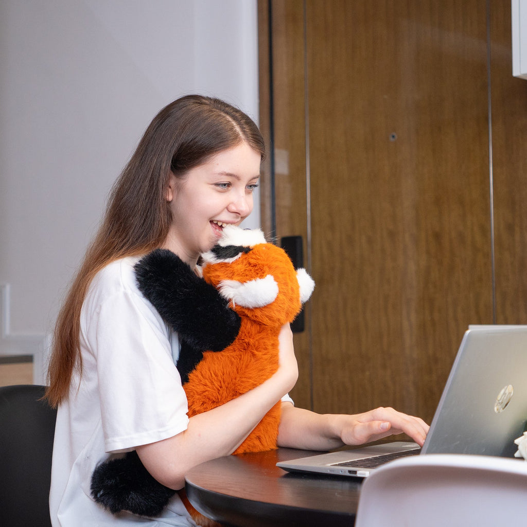Chongker Breathing Red Panda | Interactive Lifelike Plush Animal