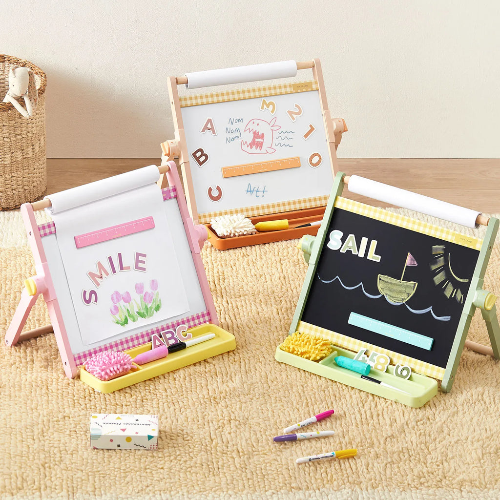 Tiny Land Creative Corner | Double-Sided Magnetic Tabletop Easel