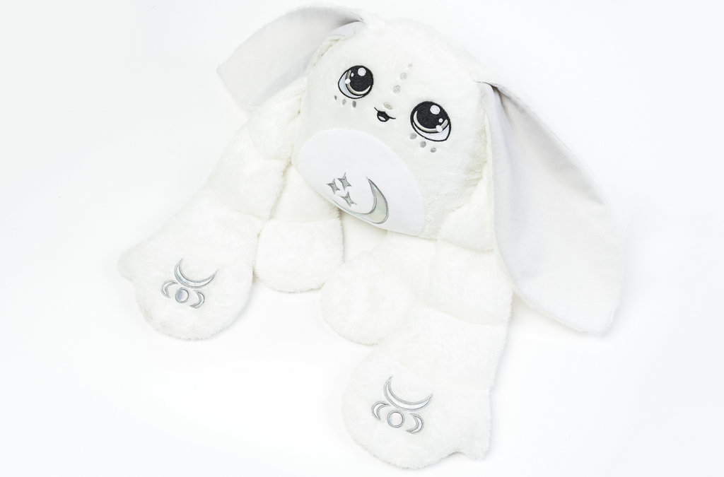 Snowball Moon Pals winter-white 5 lb weighted plush — manufacturer product image 4