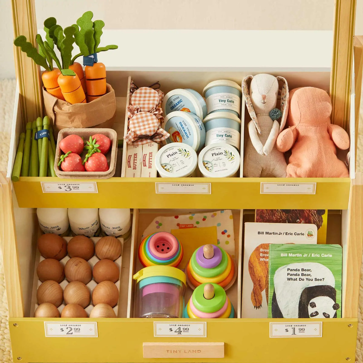 Tiny Land Little Grocer | Kids Pretend Grocery Store Playset