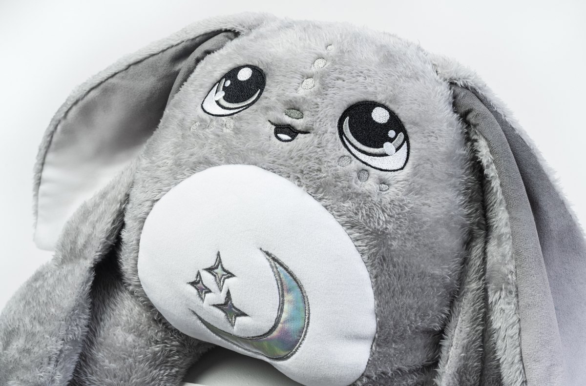 Gamma 5 lb weighted hugger plush with soft sensory details