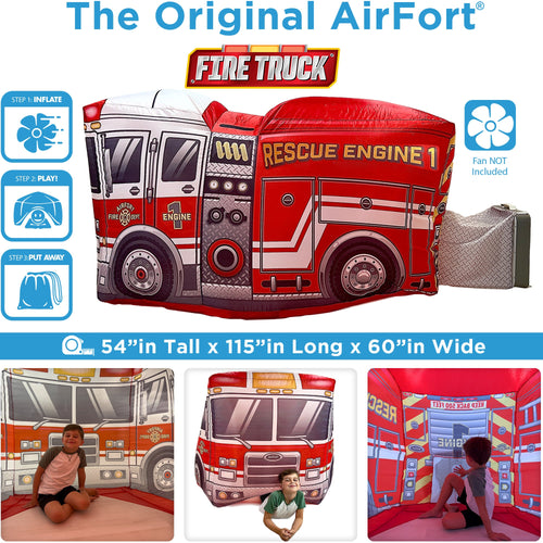 AirFort Firetruck | Inflatable Play Fort