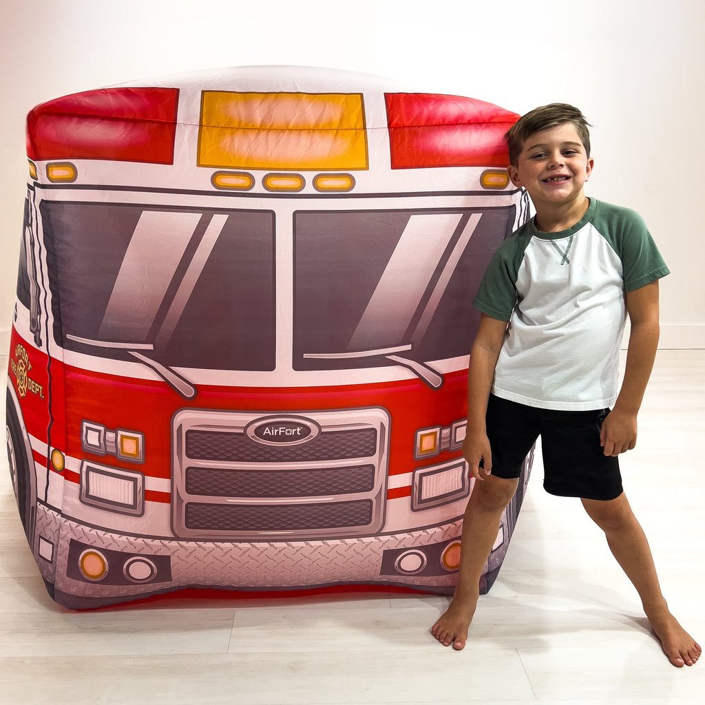 AirFort Firetruck | Inflatable Play Fort
