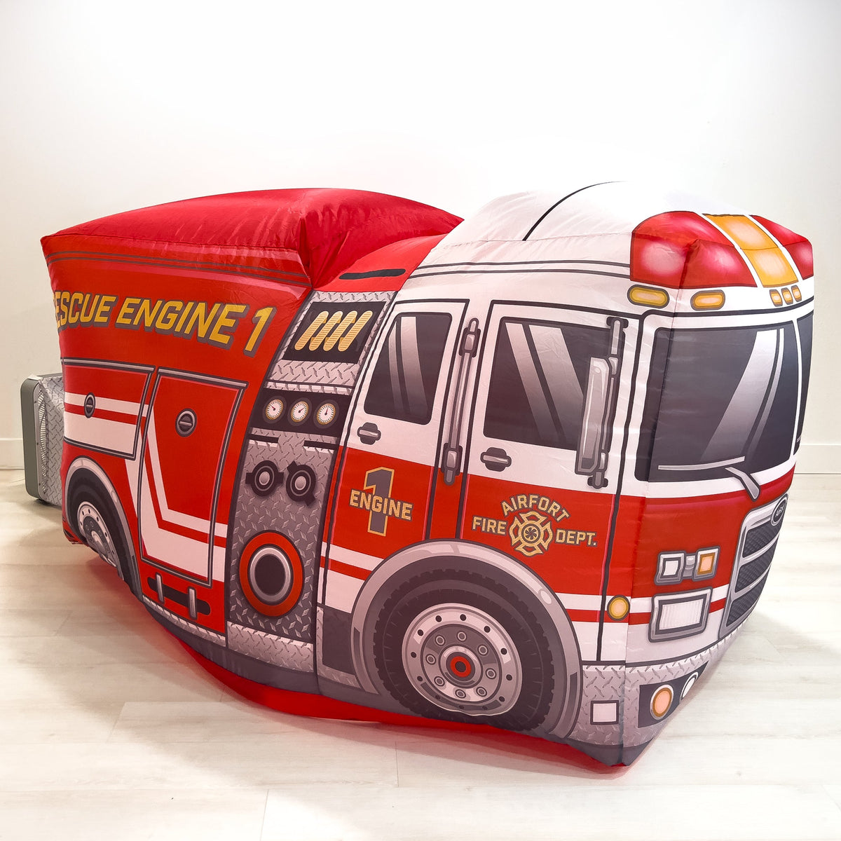AirFort Firetruck | Inflatable Play Fort