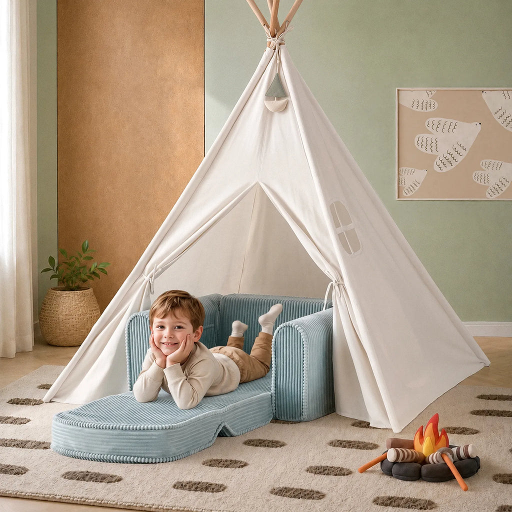 Tiny Land GentleSnug | Convertible Corduroy Kids Chair — manufacturer product image 5