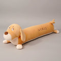Long dachshund stuffed animal body pillow