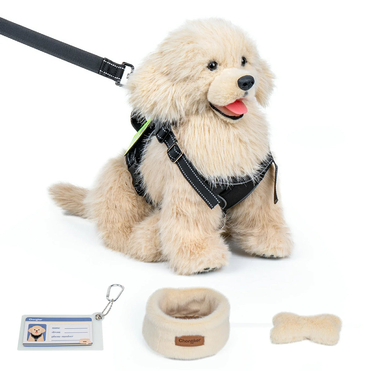 Chongker Golden Retriever | Realistic Weighted Dog Stuffed Animal
