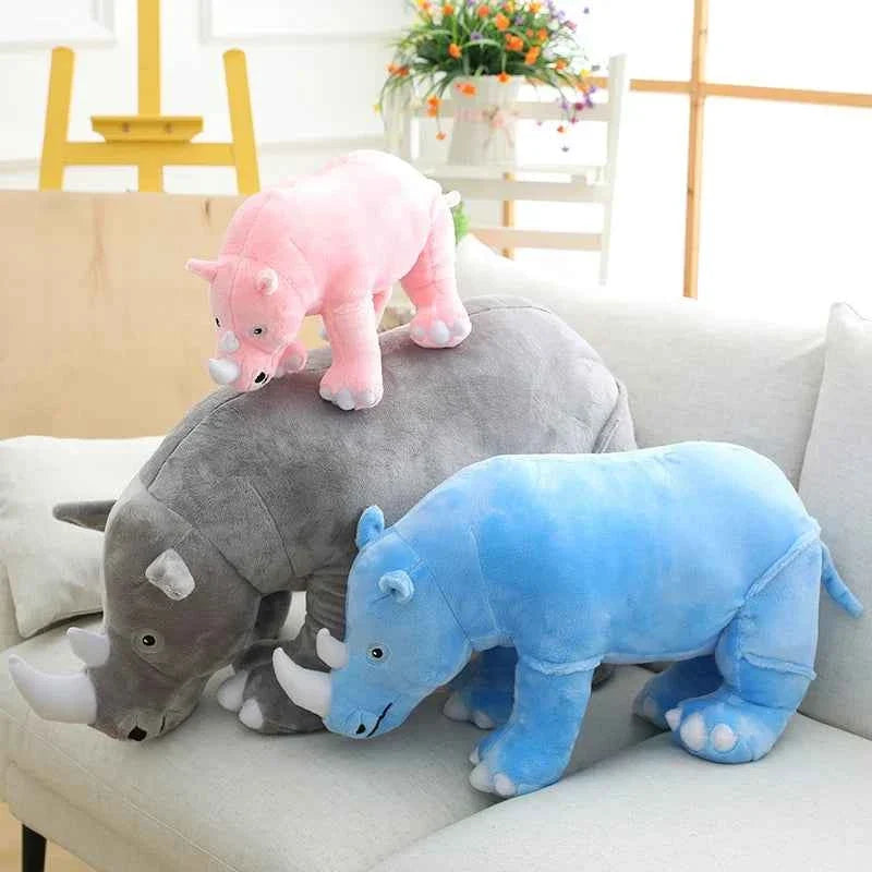Rhino Cuddle Buddy | Kawaii Plush
