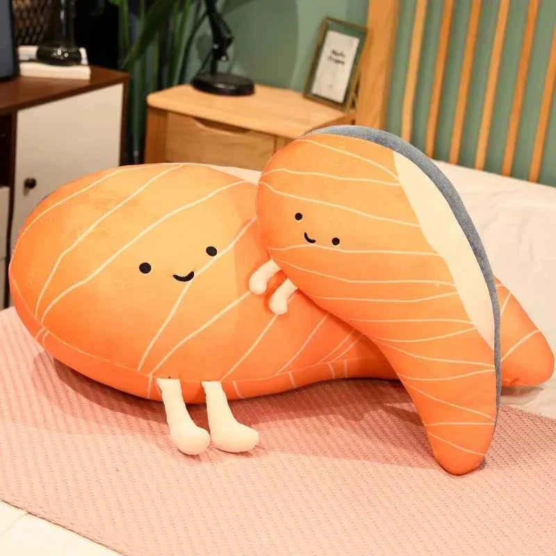 Salmon Says Hello | Funny Fish Fillet Plush
