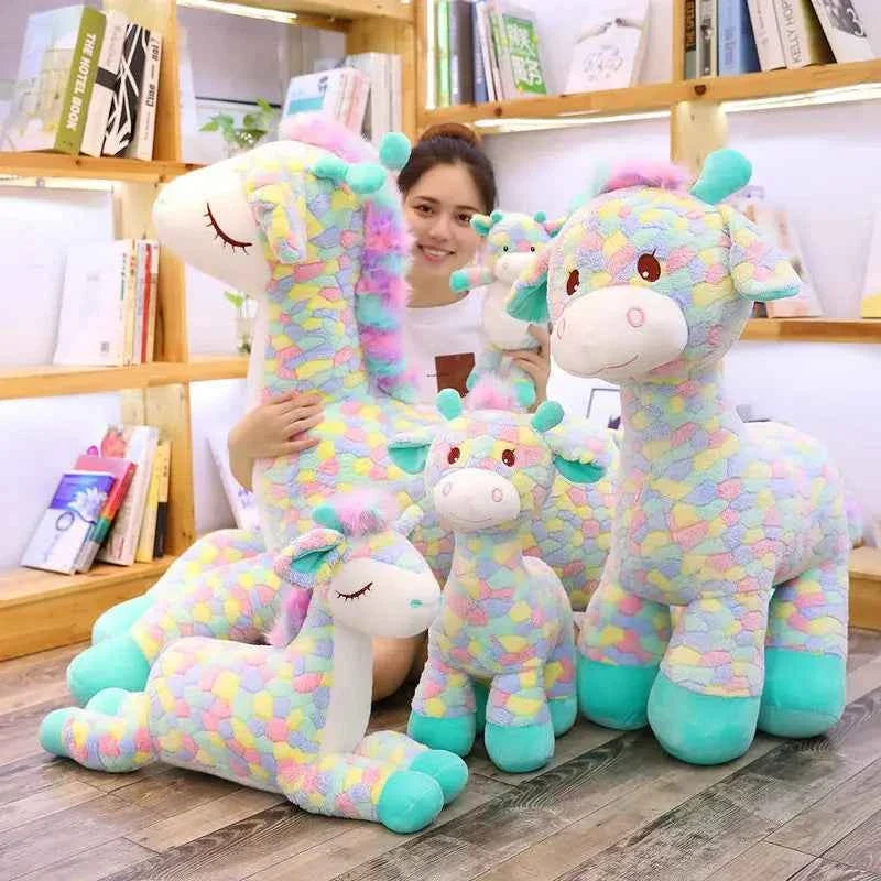 Rainbow Deer Plushie | Woodland Friend
