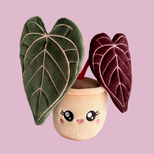 Anthurium Red Crystallinum Plant Plushie – main product image