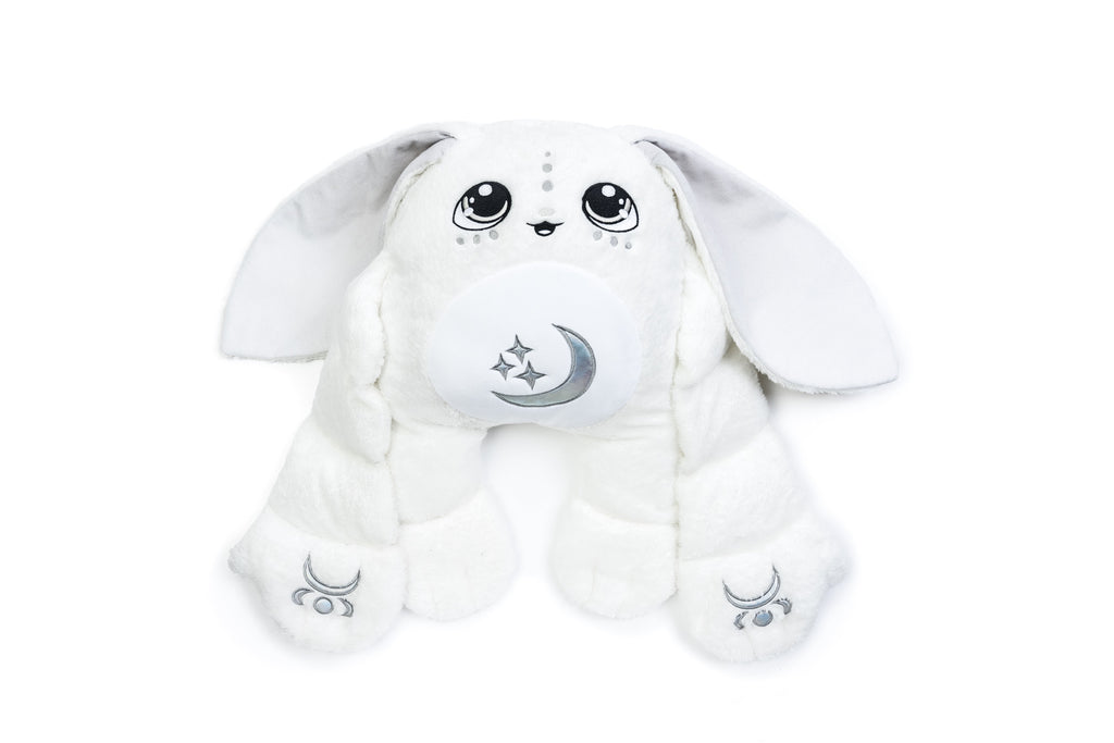 Snowball Moon Pals winter-white 5 lb weighted plush — manufacturer product image 5