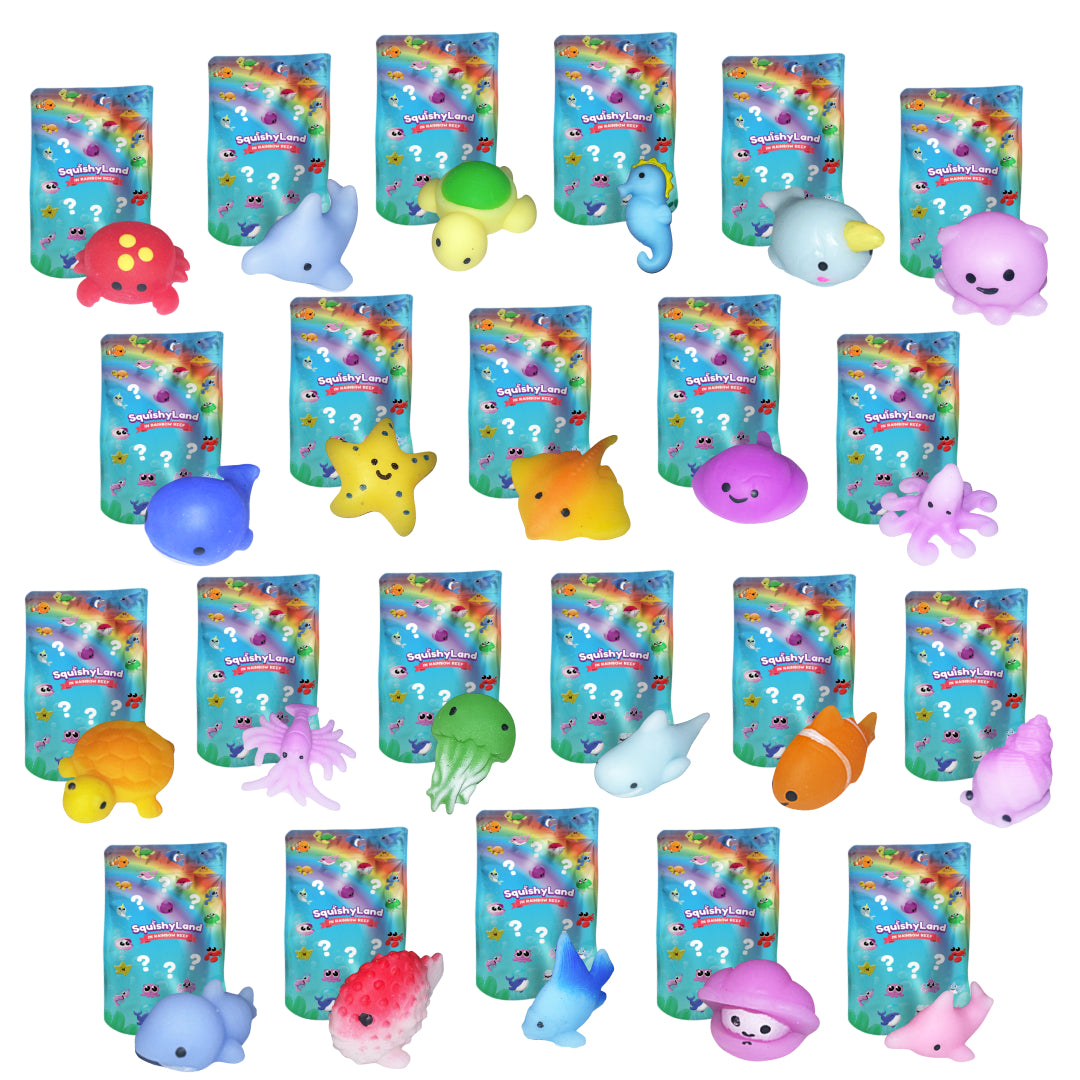Ocean Surprise Squad 22 mystery sea animal squishy toys