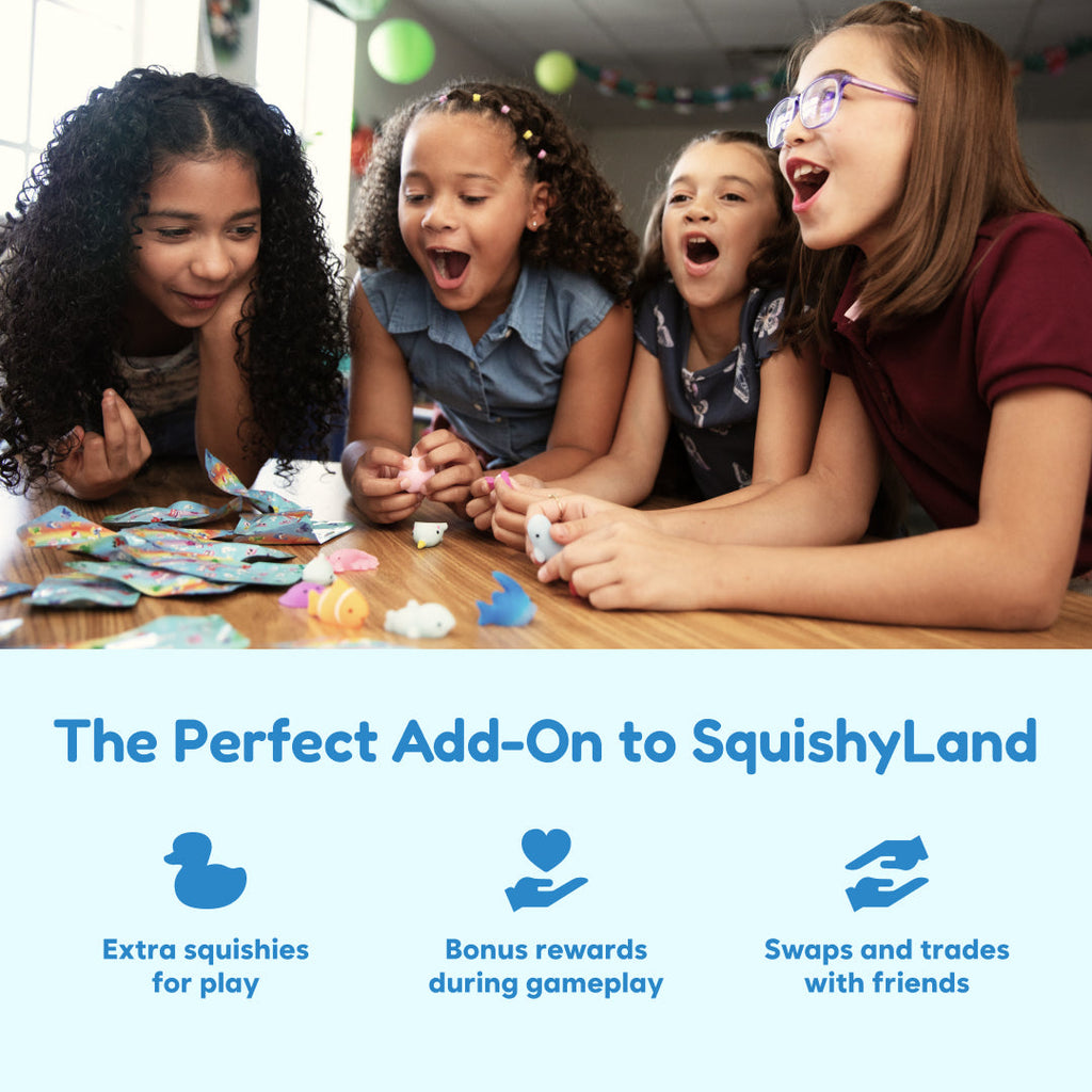 Ocean Surprise Squad colorful mini ocean sensory squishy toys