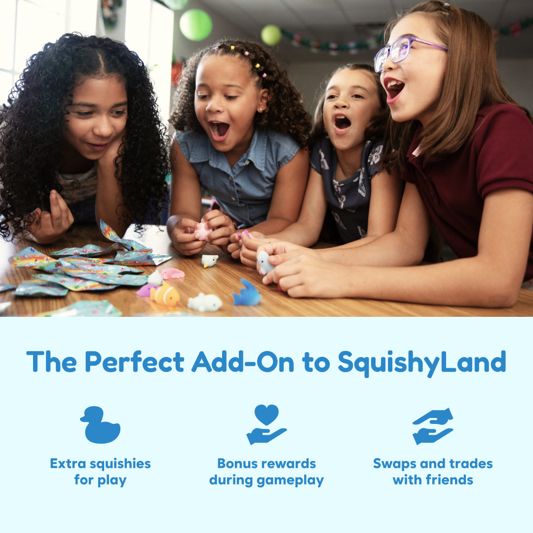 Ocean Surprise Squad colorful mini ocean sensory squishy toys