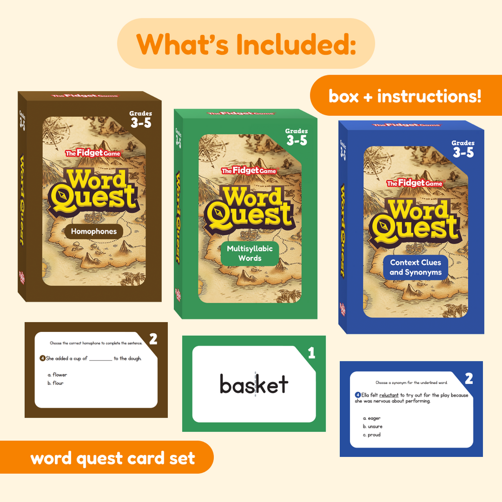 Word Quest Duo | Sight Words & Expansion Cards by The Fidget Games — product image 3
