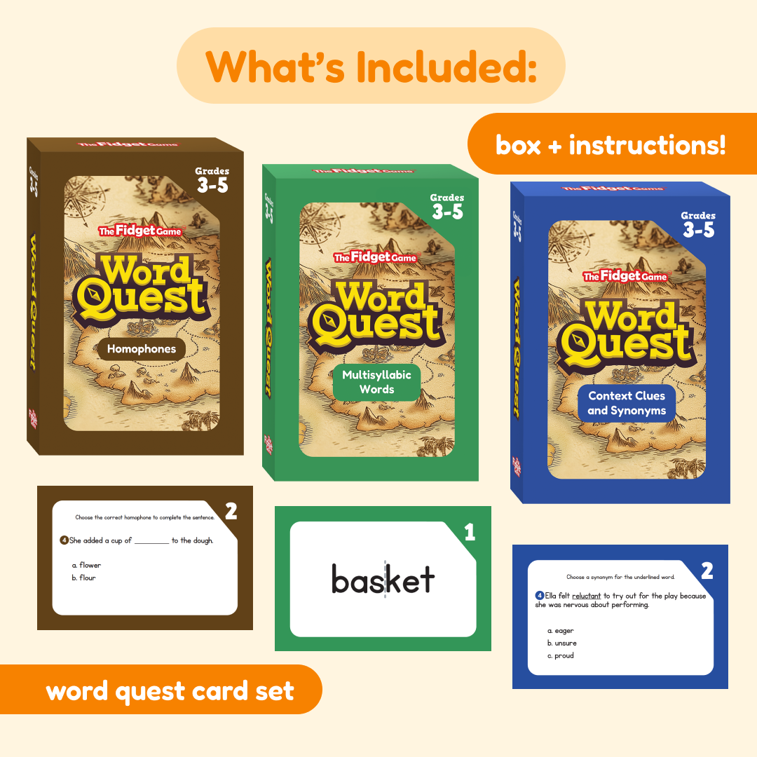 Word Quest Duo | Sight Words & Expansion Cards by The Fidget Games — product image 3