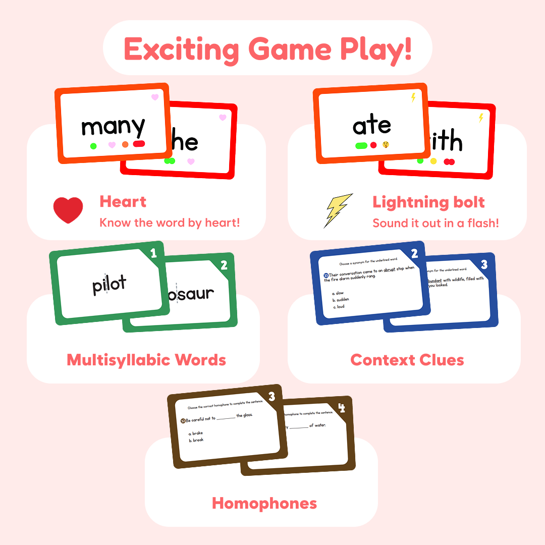Word Quest Duo | Sight Words & Expansion Cards by The Fidget Games — product image 4