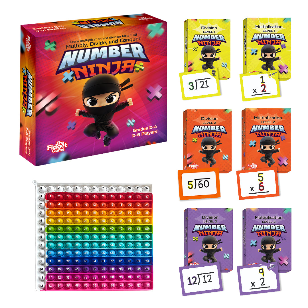 Number Ninja | Multiplication & Division Game by The Fidget Games — product image 1