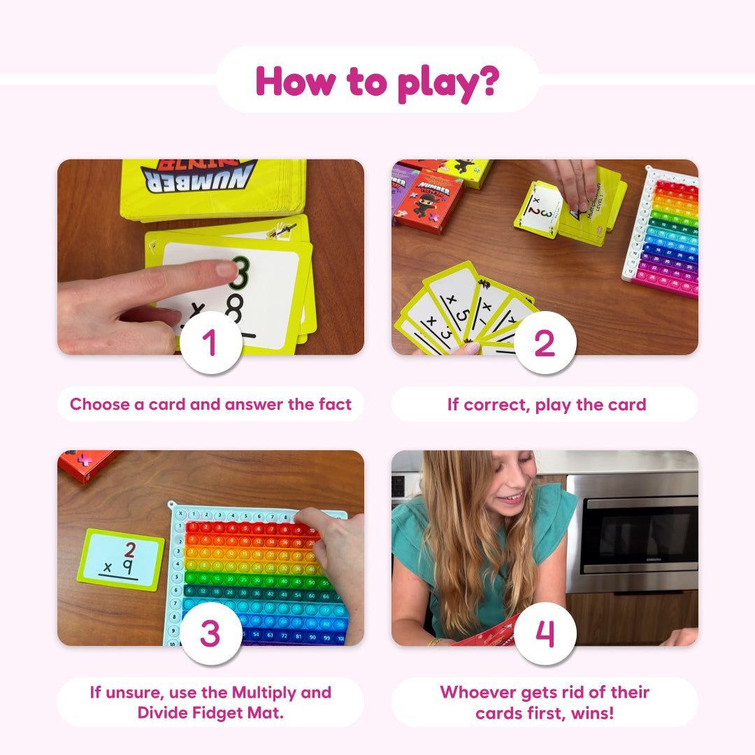 Number Ninja | Multiplication & Division Game by The Fidget Games — product image 3