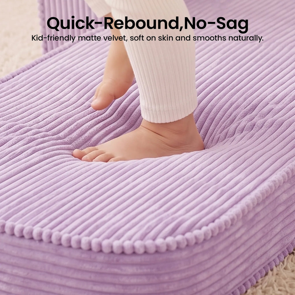 Tiny Land GentleSnug | Convertible Corduroy Kids Chair — manufacturer product image 22