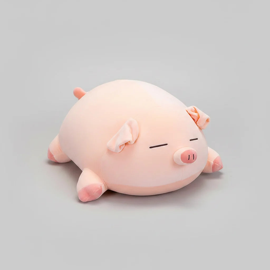 Pink Piglet Plush | Sleepy Pig Cuddle Pillow