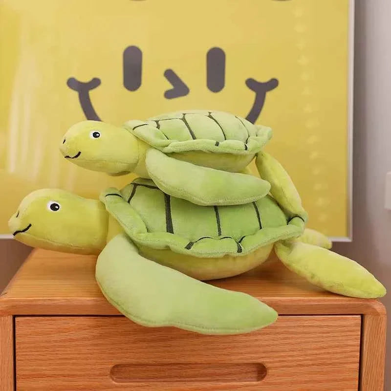 Sea Turtle Snuggle Pillow | Green Plushie