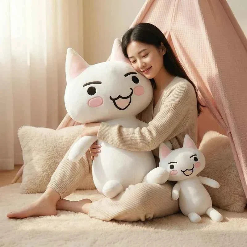 Cloud Kitty | Giant White Cat Plush Pillow