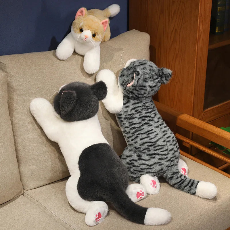 Sleepy Kitten Plush | Cat Cuddle Pillow