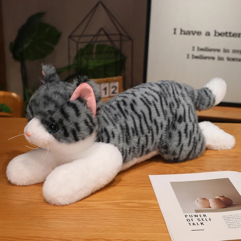 Sleepy Kitten Plush | Cat Cuddle Pillow
