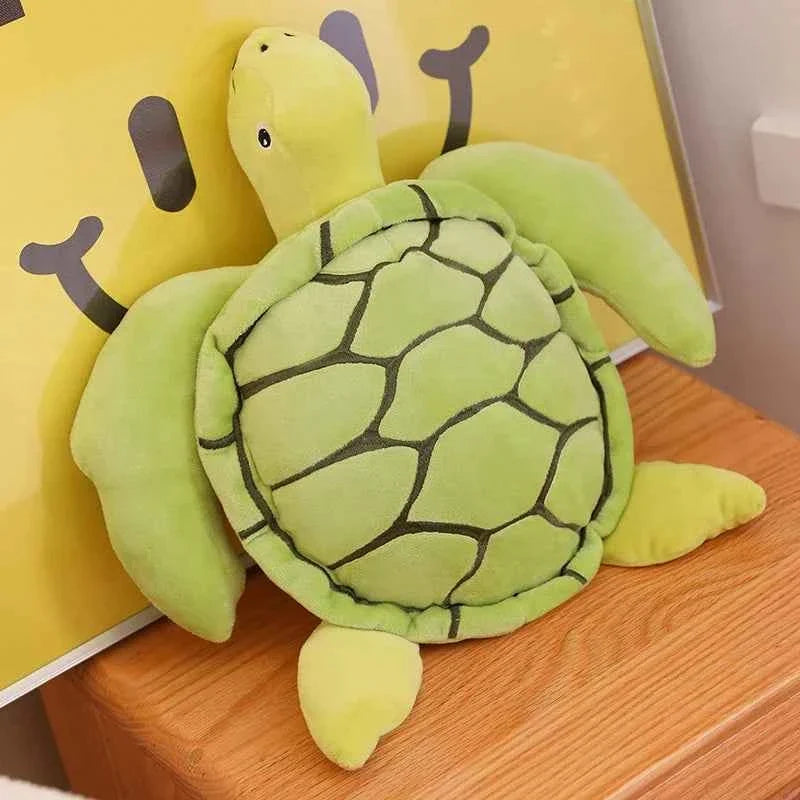 Sea Turtle Snuggle Pillow | Green Plushie