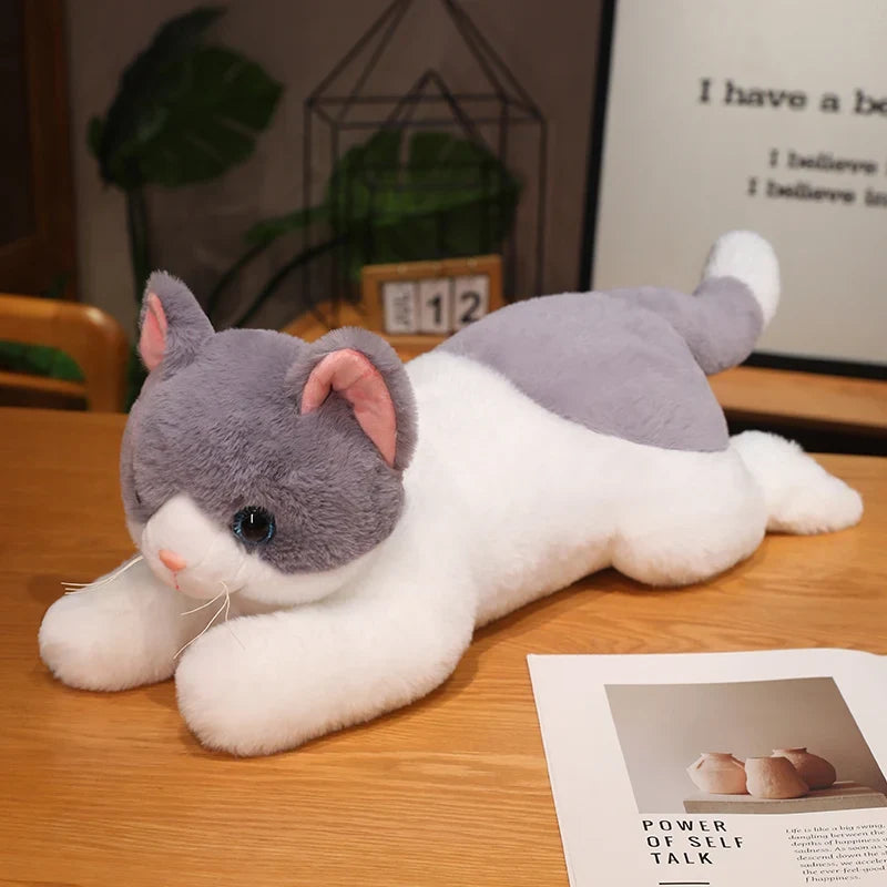 Sleepy Kitten Plush | Cat Cuddle Pillow