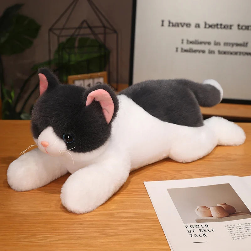 Sleepy Kitten Plush | Cat Cuddle Pillow
