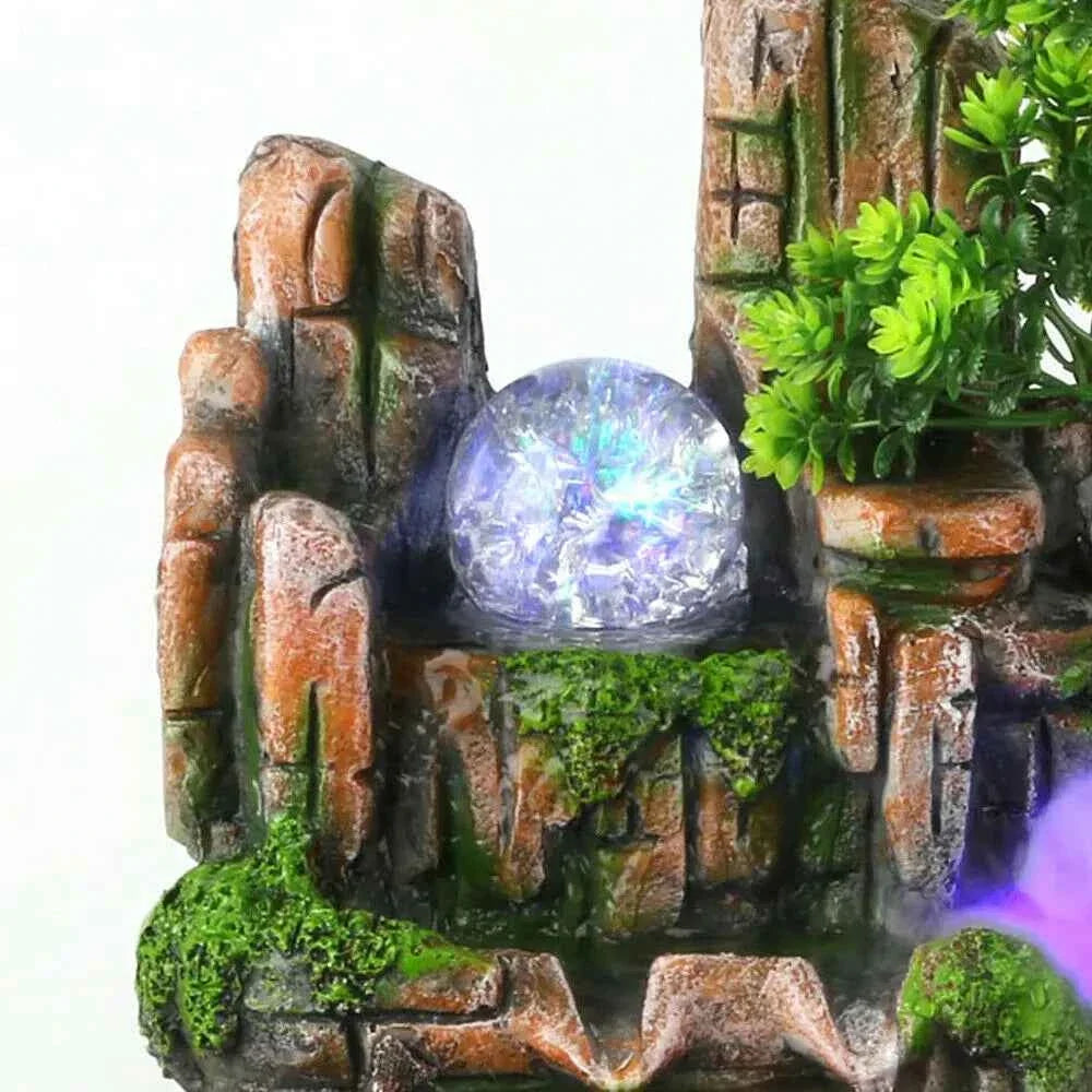 Mini Zen Fountain | Tiered LED Water Feature