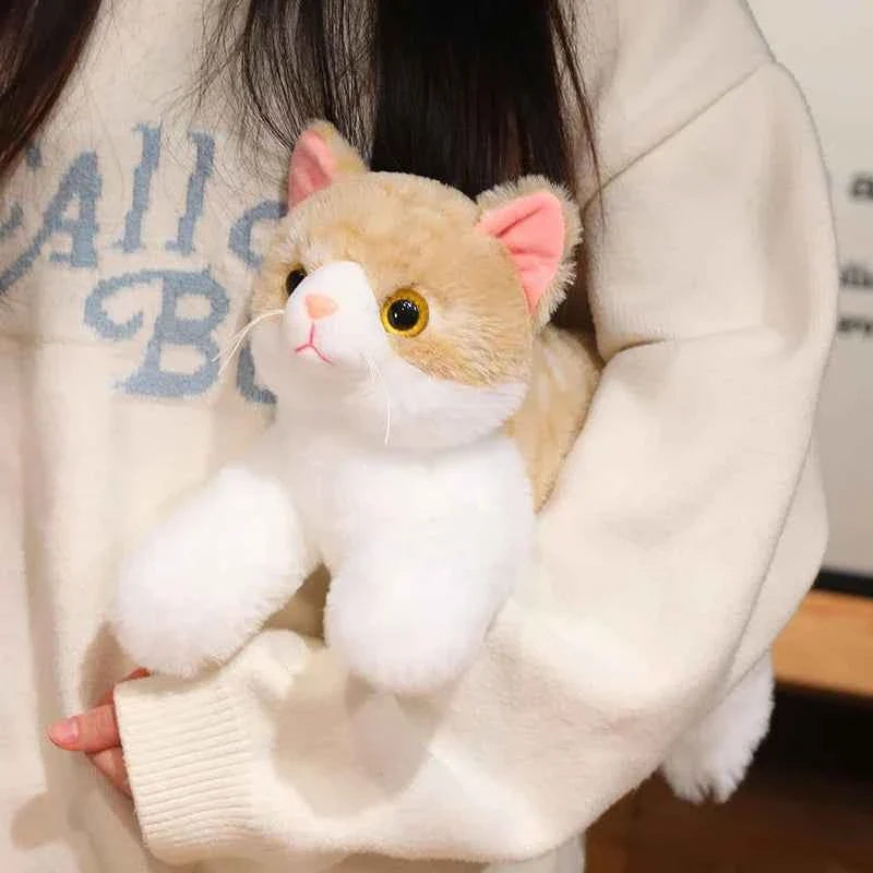 Sleepy Kitten Plush | Cat Cuddle Pillow