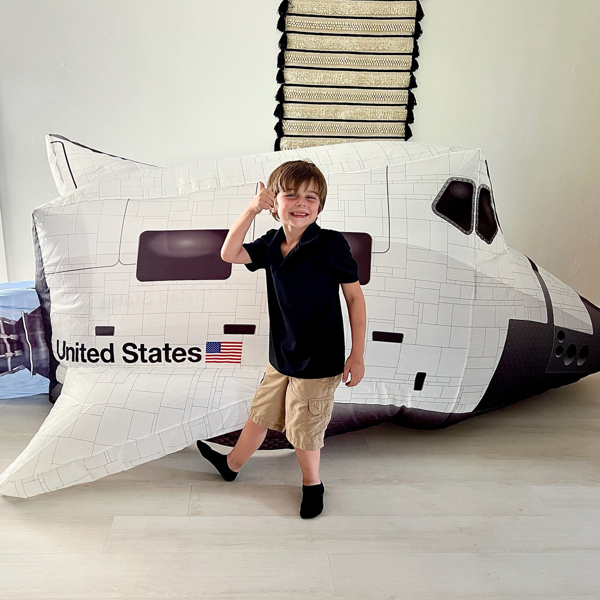 AirFort Space Shuttle | Inflatable Play Fort