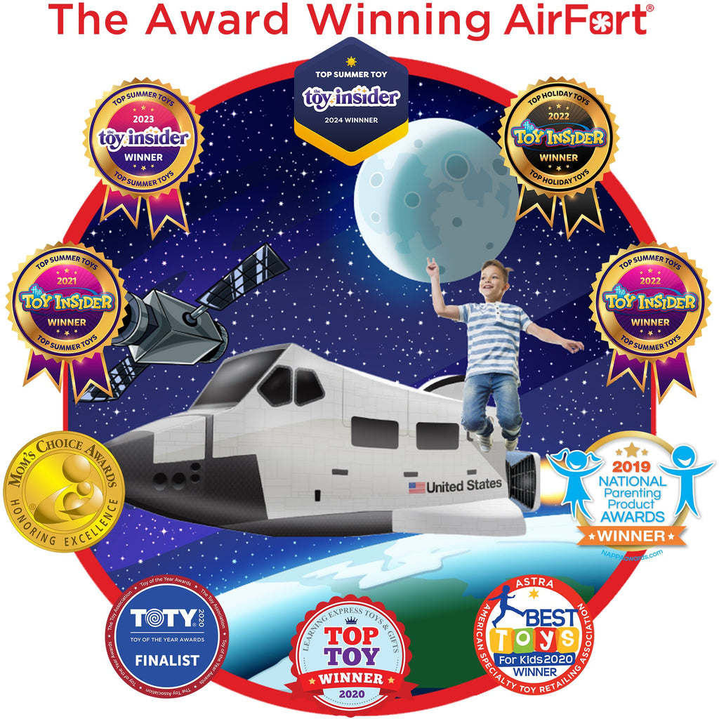 AirFort Space Shuttle | Inflatable Play Fort