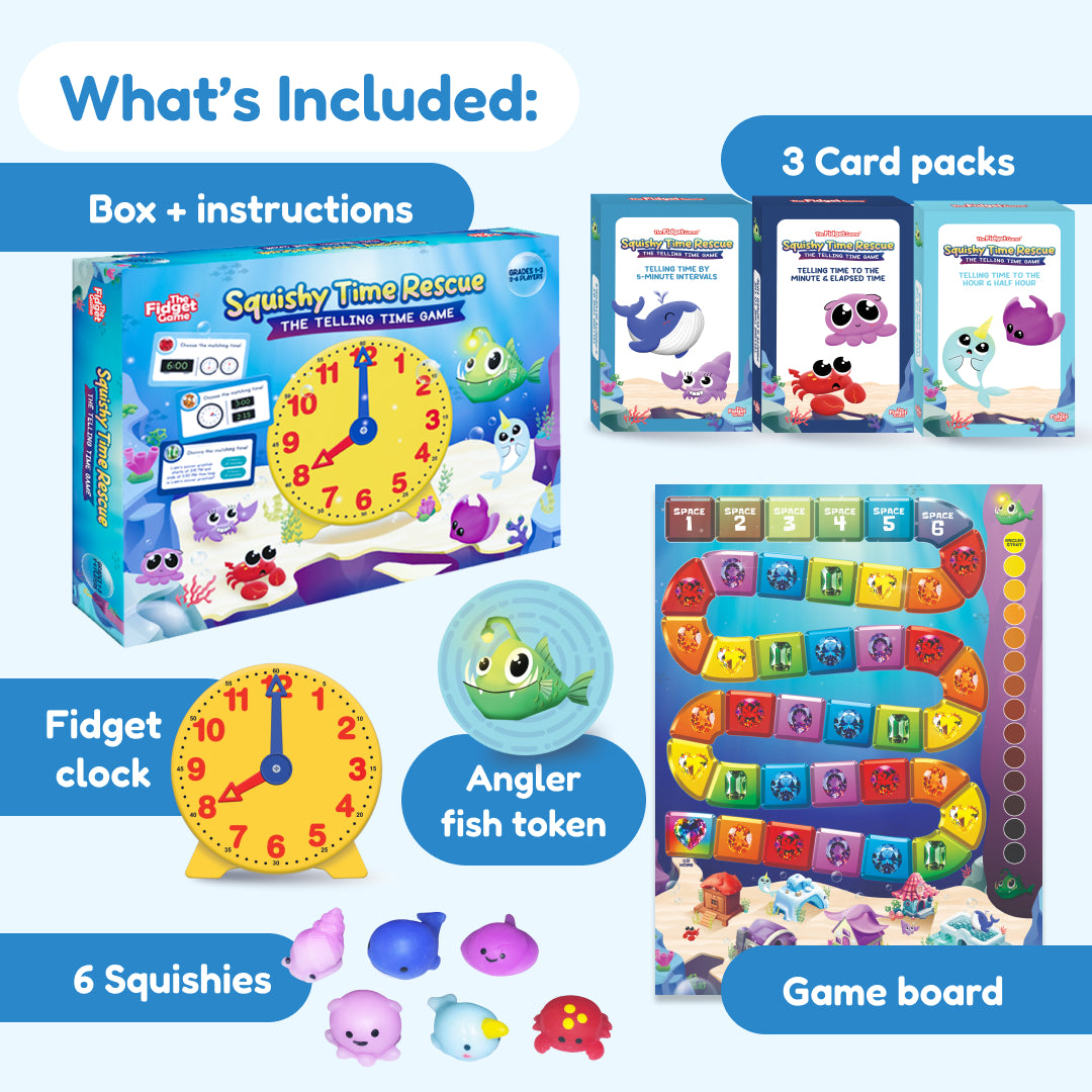 Clock Quest Rescue | Squishy Time Learning Game by The Fidget Games — product image 2