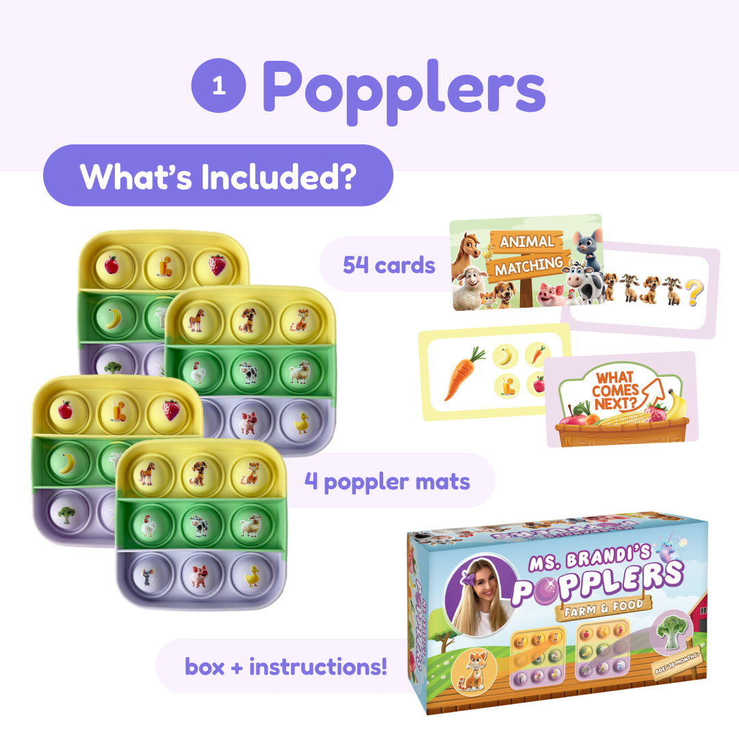 Squishyland and Popplers phonics and vocabulary game bundle product image