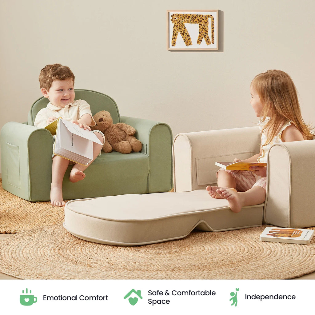 Tiny Land GentleSnug | Foldable Convertible Kids Lounge Chair