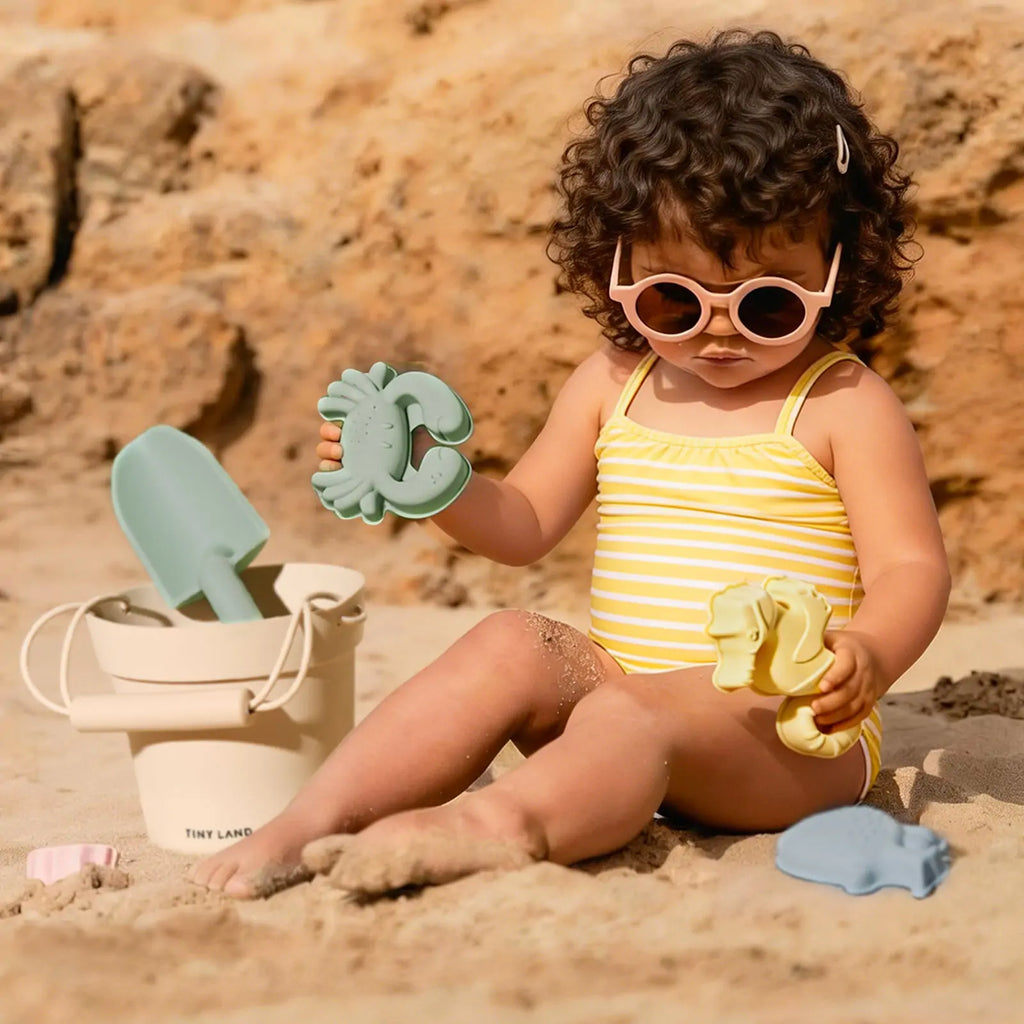 Tiny Land Beach Day | Kids Beach Tent & Sand Toy Set
