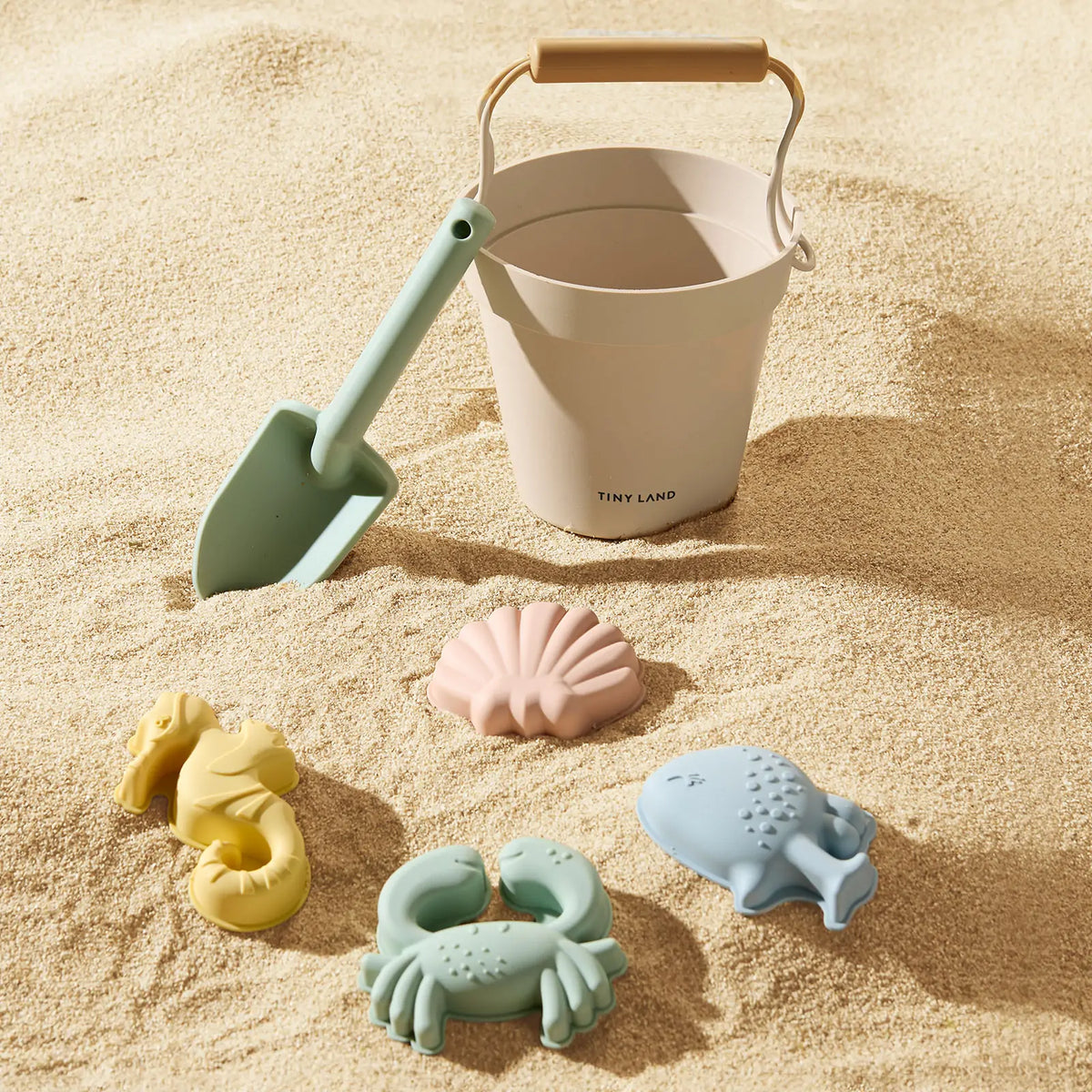 Tiny Land Beach Day | Kids Beach Tent & Sand Toy Set