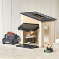Tiny Land Little Garage | Wooden Toy Car Garage Play Set